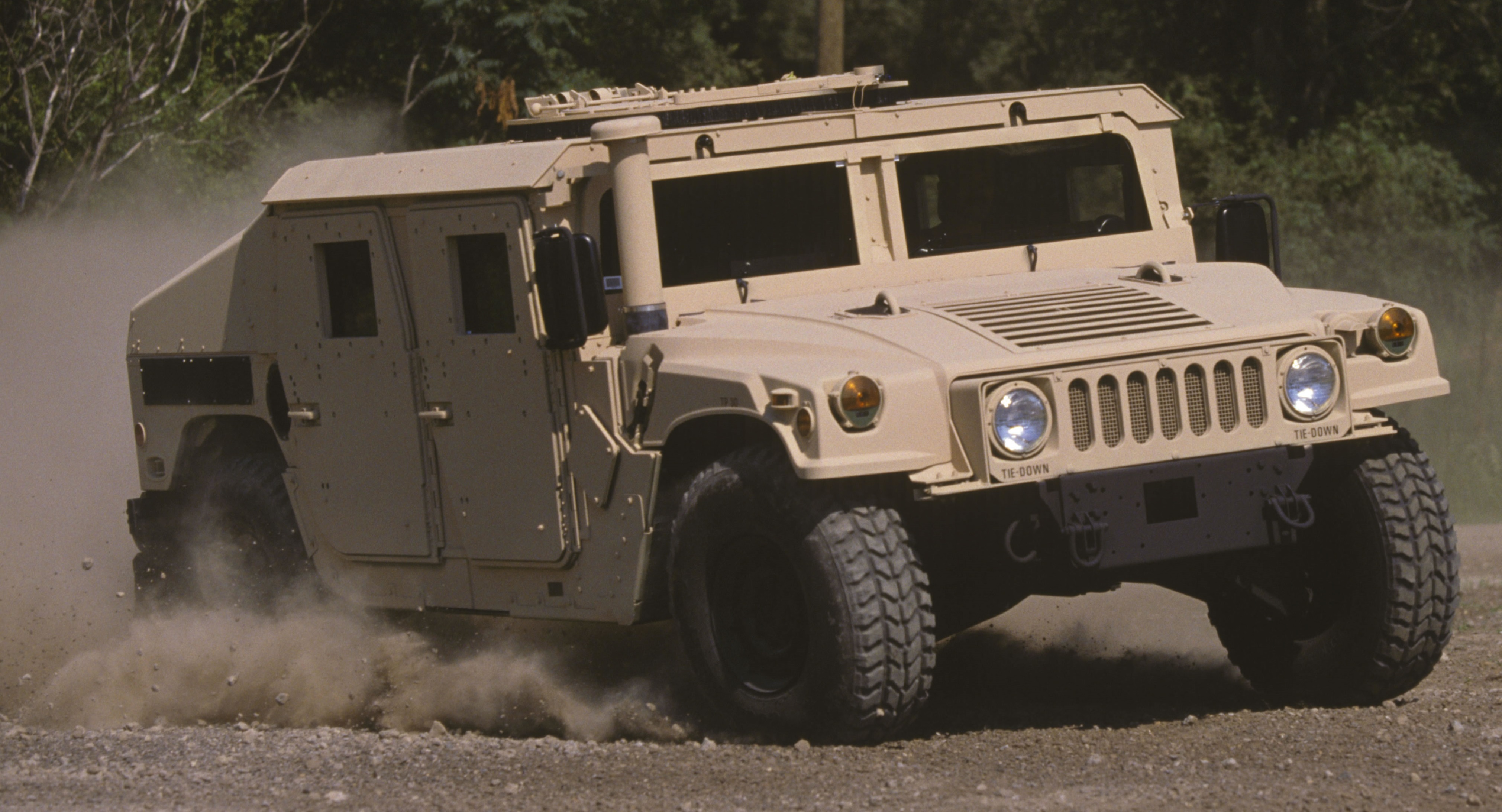 This High Mobility Multipurpose Wheeled Vehicle