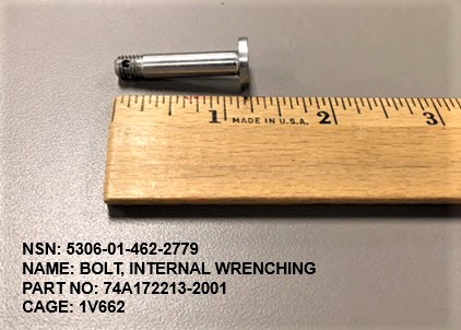 5306-01-462-2779 internal wrenching bolt