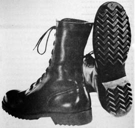 Black combat boots NSN 8430-01-492-2145