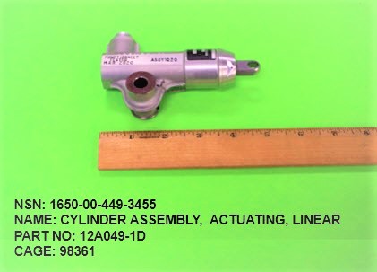 1650-00-449-3455 Hydraulic actuator