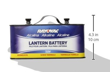 7.5V Lantern Battery NSN 6135-01-616-2203