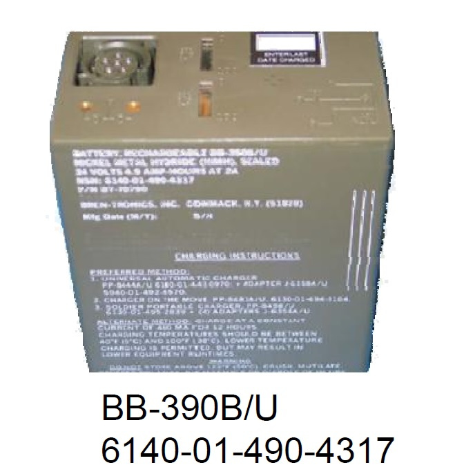 Battery 6140-01-490-4317 BB-390_U