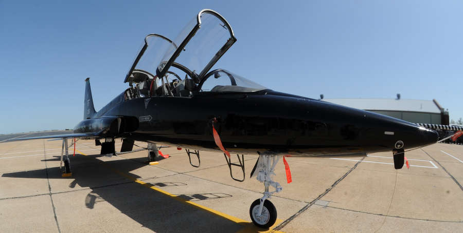 Langley Air Force Base’s 1st Fighter Wing recently added the T-38 Talon to its aircraft inventory. The T-38s provide adversary support for F-22 Raptor pilots at a fraction of the operational costs of other aircraft. 