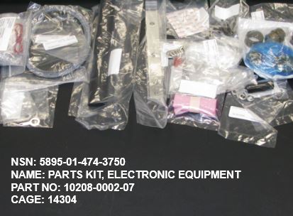 5895-01-474-3750 electronic parts kit