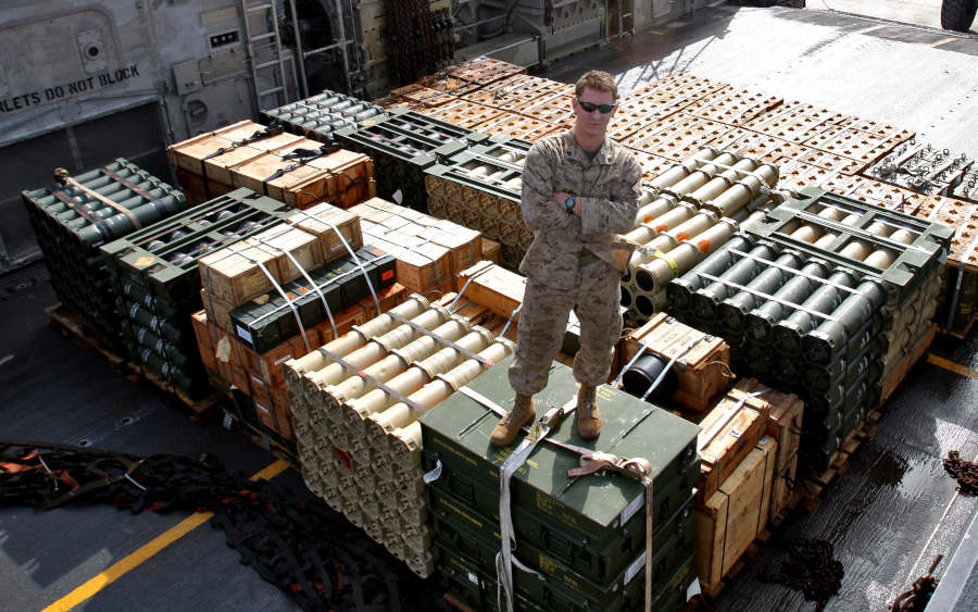 USS Ashland Ammo Transfer