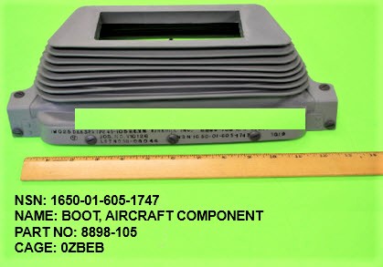 Rubber boot 1650-01-605-1747