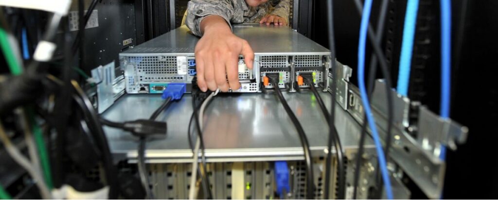 Computer Server being Replaced